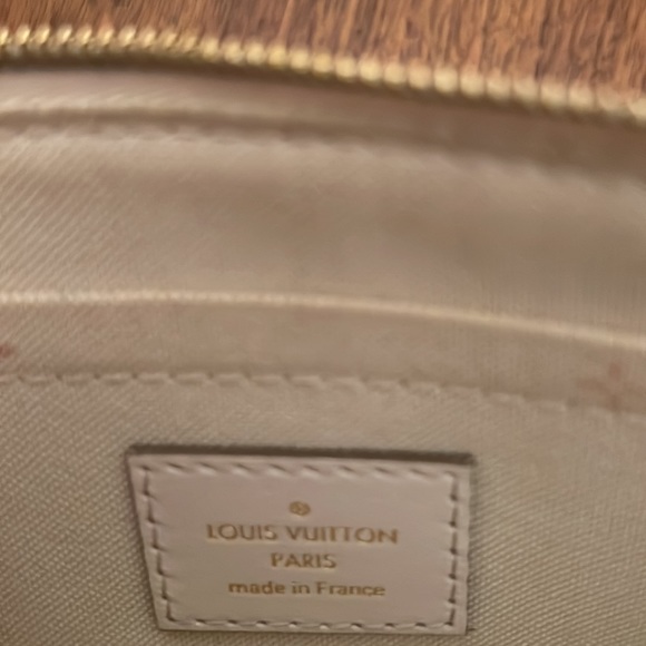 Limited edition 2022 Spring in the City Neverfull Pouchette in Sunset Kakhi SOLD - Picture 5 of 9